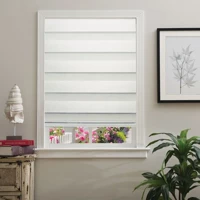 Elegance Hasır Bambu Polyester 130x200 cm Zebra Stor Ekru