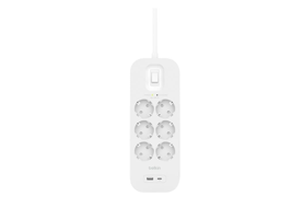 Belkin Usb-C-Usb-A 6X Akım Kor Priz 2M Beyaz