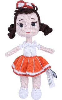 Amigurumi Portakal Kız - Anatoya - Turuncu