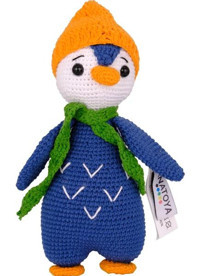 Anatoya Amigurumi Penguen Pengi - Azur Mavi
