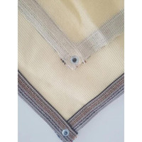 Pidok %95 Gölgelik Gölge Koruma Tülü Bahçe Çiti Hazır Kopçalı Kullanıma Hazır Gölgeleme File Krem - 4 x 3