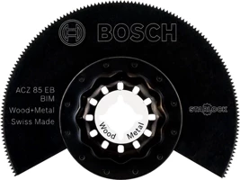 Bosch - Starlock - Acz 85 Eb - Bım Ahşap Ve Metal İçin Segman Testere Bıçağı, Bombeli 10'Lu
