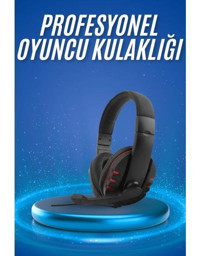 Tgzm Oyuncu Kulaklığı Kulak Üstü Kablolu Stereo Mikrofonlu Yumuşak Kulak Yastığı - TG0012-2REVE - Çok Renkli
