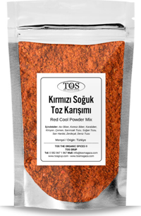 Kırmızı Soğuk Toz Karışımı 100 gr Red Chili Powder Blend - Premium Quality | Baharat Karışımı