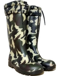 Sportlife Reçber Avcı Çizmesi İçi Termal Kürklü Uzun Boy 39 Cm - 44 - Haki