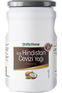Shiffa Home Katı Hindistan Cevizi Yağı 330ML Soğuk Pres %100 Saf Sızma Katı Hindistan Cevizi Yağı - 330 ml