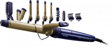Philips Geometrics HP4698/10 Otomatik Bukle Dalga ve Düzleştirici Seramik Saç Maşası
