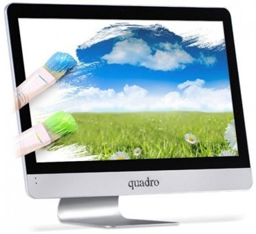 Quadro Rapid AIO H8124-49824 Dahili HD Graphics 4600 Ekran Kartlı Intel Core i5 4670T 8 GB Ram DDR3 256 GB SSD 23.8 inç Full HD FreeDos All in One Bilgisayar