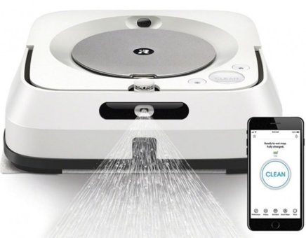 iRobot Braava Jet M6 Haritalı Moplu Islak Beyaz Robot Süpürge ve Paspas