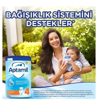 Aptamil Laktozsuz Tahılsız Probiyotikli 4 Numara Devam Sütü 1200 gr
