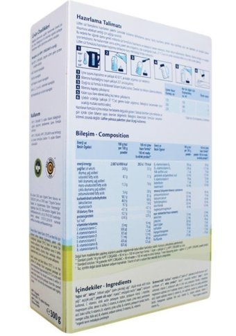 HiPP Laktozsuz Tahılsız Glutensiz Organik Probiyotikli 3 Numara Devam Sütü 300 gr