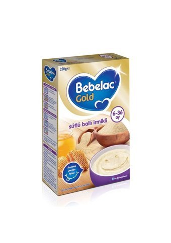 Bebelac Gold Ballı İrmikli Laktozsuz Tahıllı Kaşık Maması 250 gr