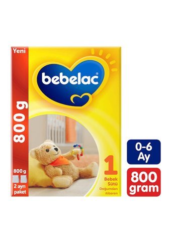 Bebelac Yenidoğan Laktozsuz Tahılsız 1 Numara Bebek Sütü 800 gr