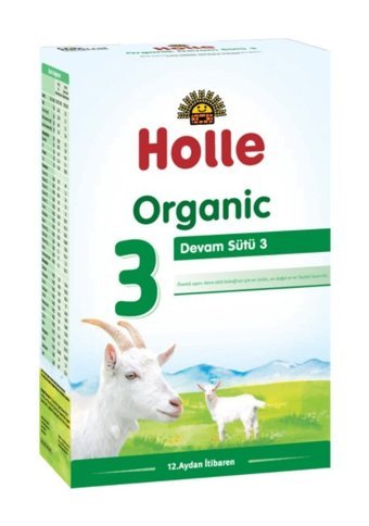 Holle Keçi Sütlü Laktozsuz Organik 3 Devam Bebek Sütü 400 gr