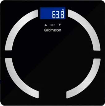 Goldmaster GM-8153 Yağ Ölçen Vücut Analizi Yapan Kas Ölçen Cam Dijital Tartı