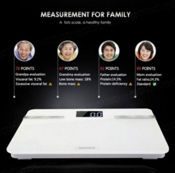 Remax RT-S1 Yağ Ölçen Vücut Analizi Yapan Bluetoothlu Kas Ölçen Cam Dijital Akıllı Tartı