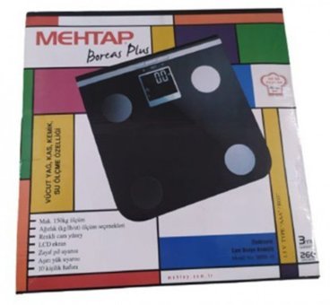 Mehtap Boreas Plus Cam Dijital Tartı