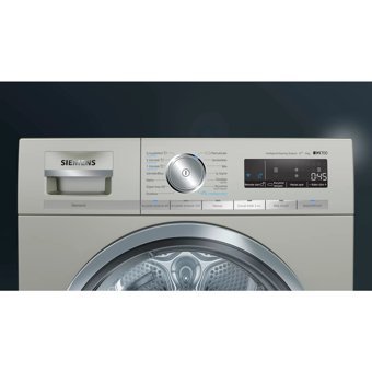Siemens iQ700 WT47XK8XTR 9 kg A++ Enerji Sınıfı Isı Pompalı Wifi Kurutma Makinesi