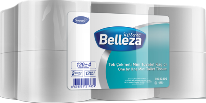 Belleza Ultra 2 Katlı 12'li Rulo Tuvalet Kağıdı