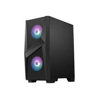 MSI Mag Forge 100R RGB Mesh Sıvı Soğutmalı 6 Fanlı Siyah Dikey Kullanım ATX Oyuncu Bilgisayar Kasası