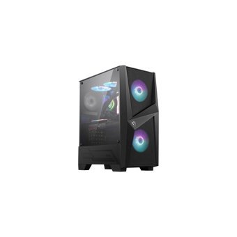 MSI Mag Forge 100R RGB Mesh Sıvı Soğutmalı 6 Fanlı Siyah Dikey Kullanım ATX Oyuncu Bilgisayar Kasası