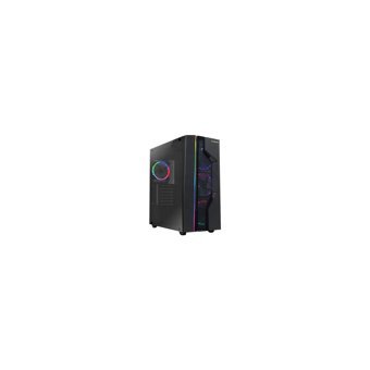 Rampage Alpha-X RGB Mesh 9 Fanlı Siyah Dikey Kullanım Mid Tower Oyuncu Bilgisayar Kasası