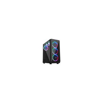 Frisby FC-9330G RGB Mesh Sıvı Soğutmalı 6 Fanlı Siyah Dikey Kullanım Mid Tower Oyuncu Bilgisayar Kasası
