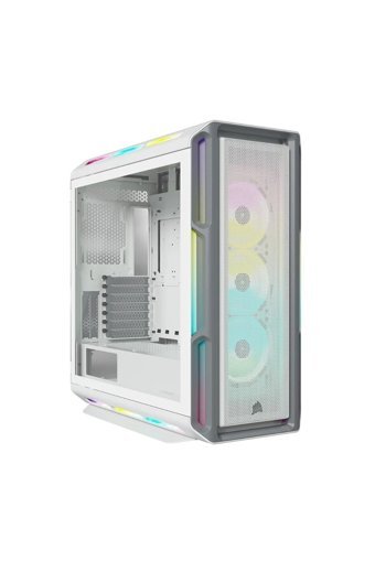 Corsair 5000T CC-9011231-WW RGB Mesh Sıvı Soğutmalı 7 Fanlı Beyaz Dikey Kullanım Full Tower Oyuncu Bilgisayar Kasası