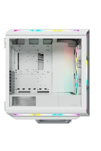 Corsair 5000T CC-9011231-WW RGB Mesh Sıvı Soğutmalı 7 Fanlı Beyaz Dikey Kullanım Full Tower Oyuncu Bilgisayar Kasası