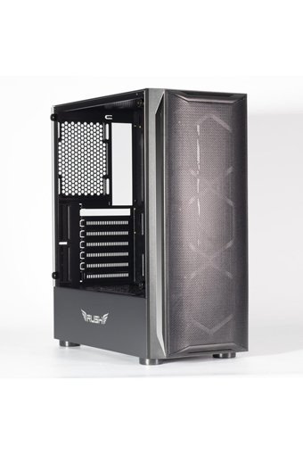 Rush Lancer RCA511 Mesh 8 Fanlı Siyah Dikey Kullanım Full Tower Oyuncu Bilgisayar Kasası