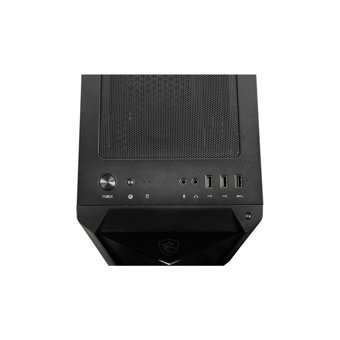 MSI Mag Shield 110R RGB Mesh Sıvı Soğutmalı 7 Fanlı Siyah Dikey Kullanım Full Tower Oyuncu Bilgisayar Kasası
