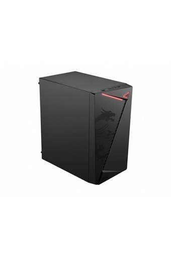 MSI Mag Shield M301 RGB Mesh Sıvı Soğutmalı 3 Fanlı Siyah Dikey Kullanım Micro ATX Oyuncu Bilgisayar Kasası