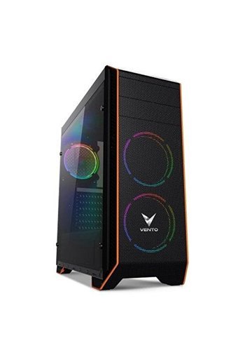 Asus Vento VG06F RGB Mesh 4 Fanlı Siyah Dikey Kullanım ATX Oyuncu Bilgisayar Kasası