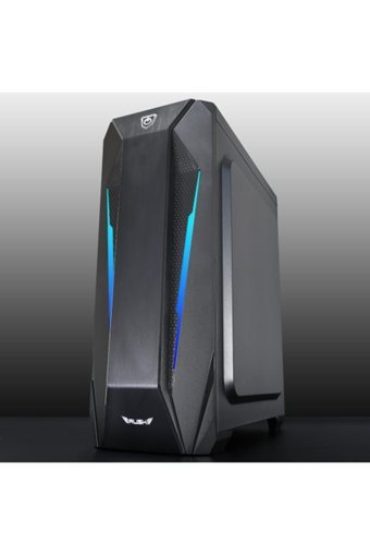 Rush Warship RCA212 RGB Mesh 8 Fanlı Siyah Dikey Kullanım Full Tower Oyuncu Bilgisayar Kasası