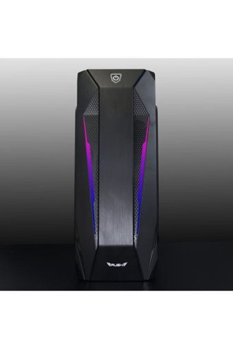 Rush Warship RCA212 RGB Mesh 8 Fanlı Siyah Dikey Kullanım Full Tower Oyuncu Bilgisayar Kasası