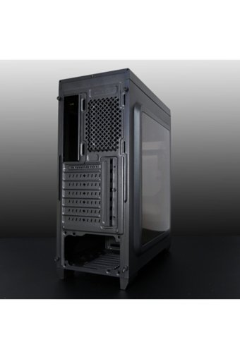 Rush Warship RCA212 RGB Mesh 8 Fanlı Siyah Dikey Kullanım Full Tower Oyuncu Bilgisayar Kasası
