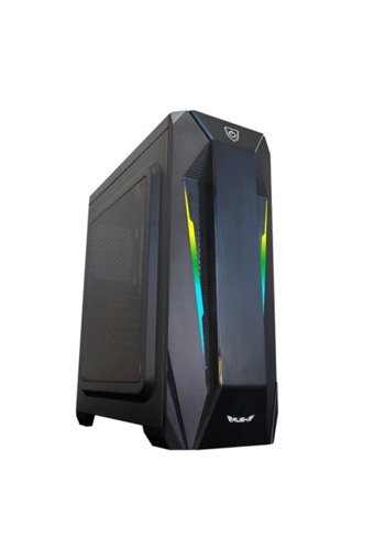 Rush Warship RCA212 RGB Mesh 8 Fanlı Siyah Dikey Kullanım Full Tower Oyuncu Bilgisayar Kasası