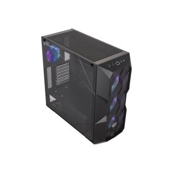 Cooler Master Masterbox TD500 Tg RGB Mesh Sıvı Soğutmalı 4 Fanlı Siyah Dikey Kullanım Mid Tower Oyuncu Bilgisayar Kasası