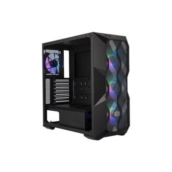 Cooler Master Masterbox TD500 Tg RGB Mesh Sıvı Soğutmalı 4 Fanlı Siyah Dikey Kullanım Mid Tower Oyuncu Bilgisayar Kasası