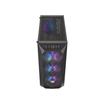 Cooler Master Masterbox TD500 Tg RGB Mesh Sıvı Soğutmalı 4 Fanlı Siyah Dikey Kullanım Mid Tower Oyuncu Bilgisayar Kasası