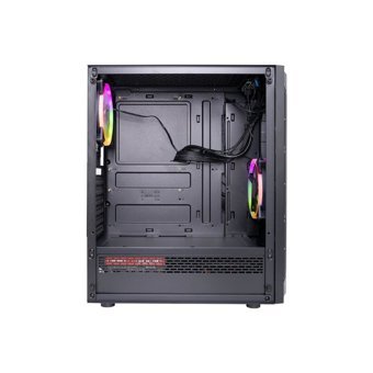 Rampage Victory RGB Mesh Sıvı Soğutmalı 6 Fanlı Siyah Dikey Kullanım Micro ATX Oyuncu Bilgisayar Kasası