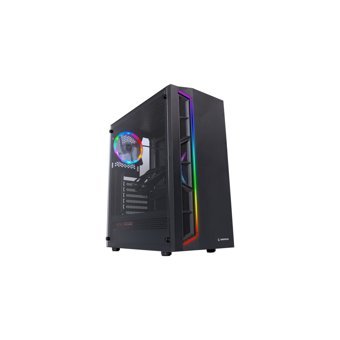 Rampage Victory RGB Mesh Sıvı Soğutmalı 6 Fanlı Siyah Dikey Kullanım Micro ATX Oyuncu Bilgisayar Kasası