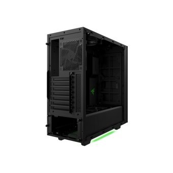Nzxt CA-S340W-TH Sıvı Soğutmalı 4 Fanlı Siyah Dikey Kullanım Micro ATX Oyuncu Bilgisayar Kasası