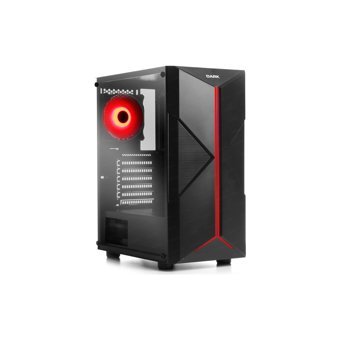 Dark X-Force RGB Mesh 8 Fanlı Siyah Dikey Kullanım Mid Tower Oyuncu Bilgisayar Kasası
