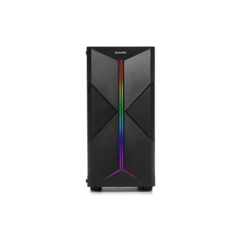 Dark X-Force RGB Mesh 8 Fanlı Siyah Dikey Kullanım Mid Tower Oyuncu Bilgisayar Kasası
