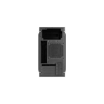 Aerocool CS-106 Sıvı Soğutmalı 4 Fanlı Siyah Dikey Kullanım Micro ATX Boş Bilgisayar Kasası