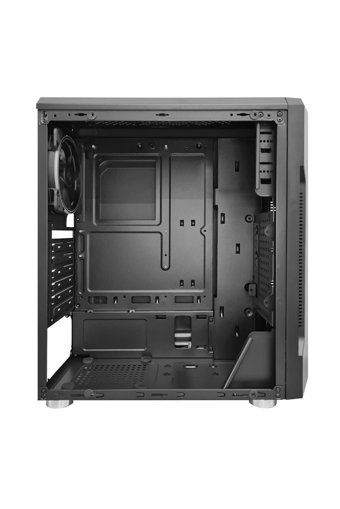 RamTech Gamecase Trio RGB Mesh 3 Fanlı Siyah Dikey Kullanım ATX Oyuncu Bilgisayar Kasası