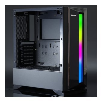 Rush Cataract RCA701 RGB Mesh 8 Fanlı Siyah Dikey Kullanım Micro ATX Oyuncu Bilgisayar Kasası
