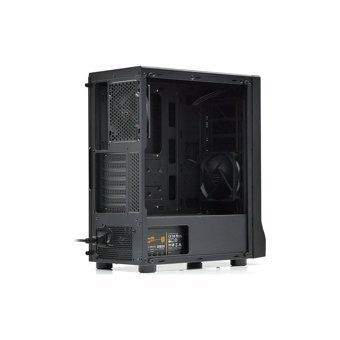 Dark Elegance RGB Mesh Sıvı Soğutmalı 8 Fanlı Siyah Dikey Kullanım Mid Tower Oyuncu Bilgisayar Kasası
