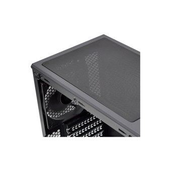 Dark Elegance RGB Mesh Sıvı Soğutmalı 8 Fanlı Siyah Dikey Kullanım Mid Tower Oyuncu Bilgisayar Kasası